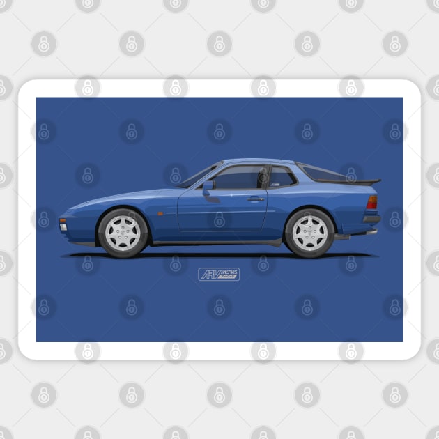 944 S2 Maritime Blue color Magnet by ARVwerks